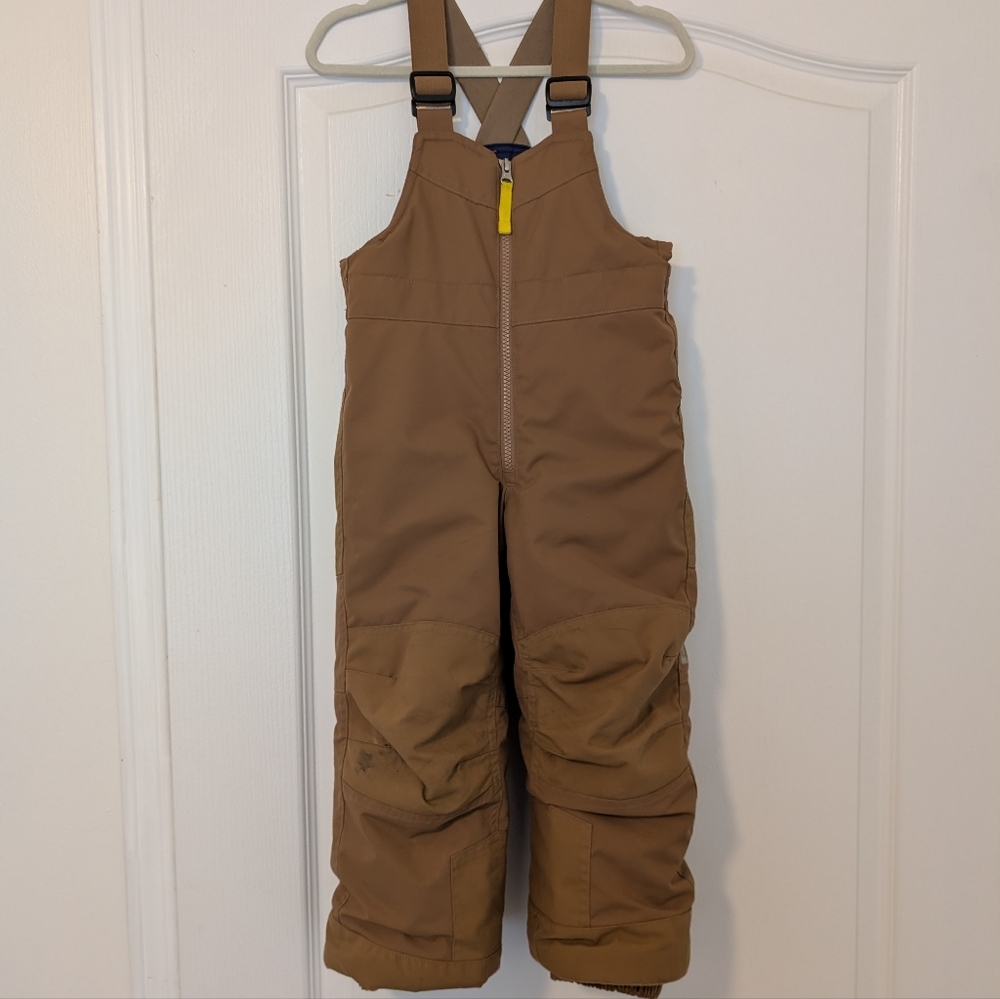MEC Tan Snow Bib Overalls/ Snowpants Size 3